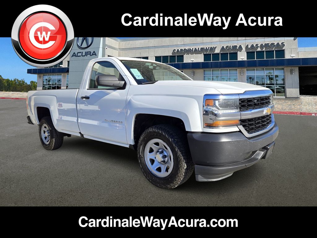 Summit White 2018 Chevrolet Silverado 1500 LS RWD Pickup Truck 4X2 6-Speed Automatic Overdrive