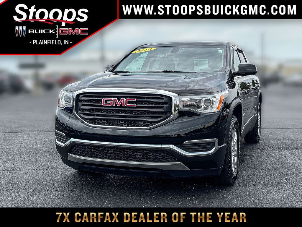 Black (Ebony Twilight Metallic) 2018 GMC Acadia SUV / Crossover Front-Wheel Drive 6-Speed Automatic
