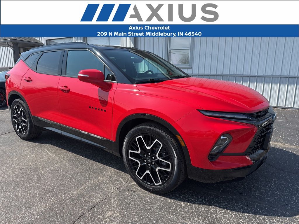 Red Hot 2023 Chevrolet Blazer RS AWD SUV / Crossover All-Wheel Drive 9-Speed Automatic Overdrive