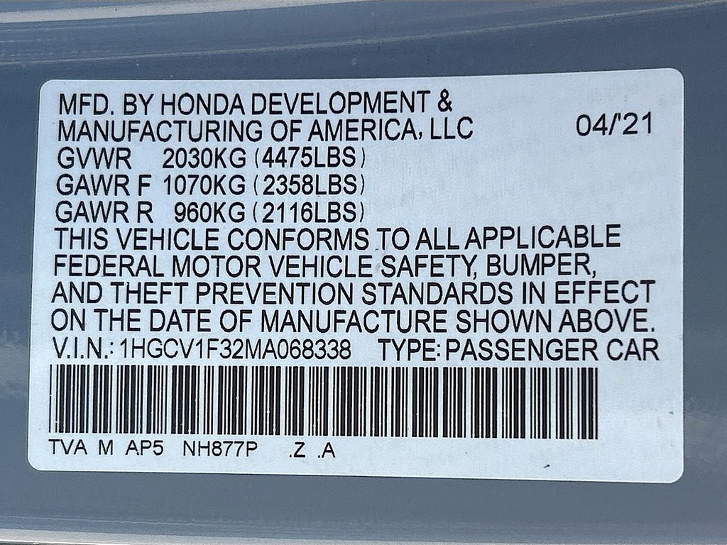 Thumbnail: 2021 Honda Accord - 29