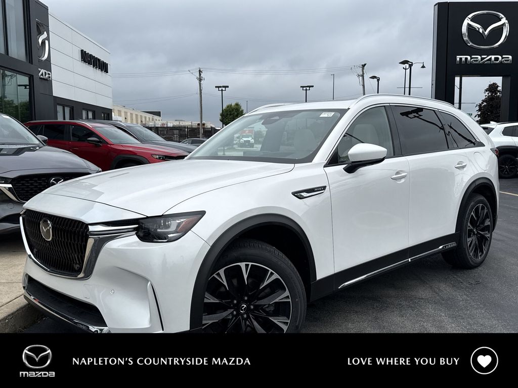 Rhodium White Premium 2024 Mazda CX-90 PHEV Premium Plus AWD SUV / Crossover All-Wheel Drive 8-Speed Automatic