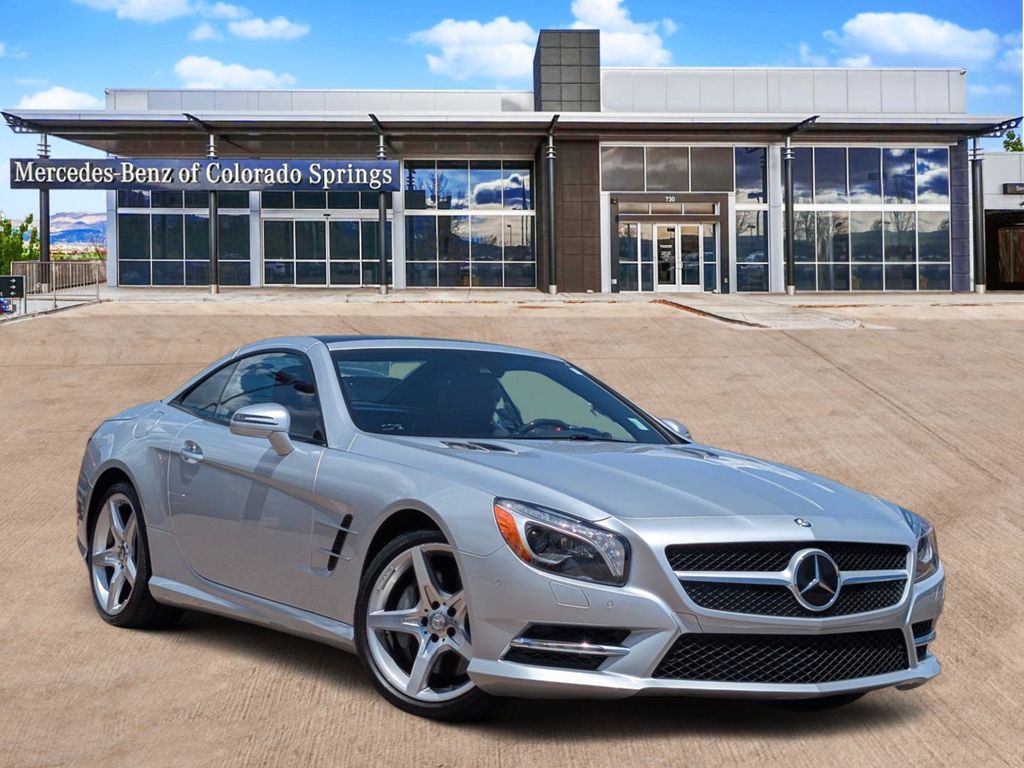 Iridium Silver Metallic 2013 Mercedes-Benz SL-Class Convertible Rear-Wheel Drive 7-Speed Automatic