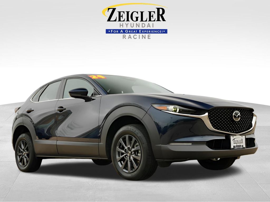 Deep Crystal Blue Mica 2024 Mazda CX-30 2.5 S AWD SUV / Crossover All-Wheel Drive 6-Speed Automatic