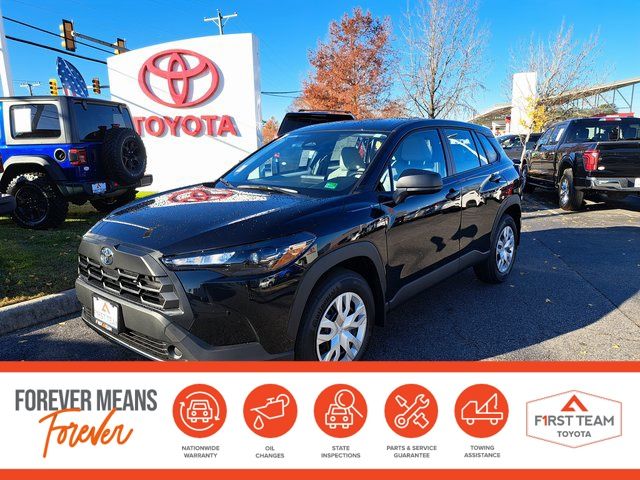 Jet Black 2026 Toyota Corolla Cross L FWD SUV / Crossover Front-Wheel Drive Continuously Variable Transmission