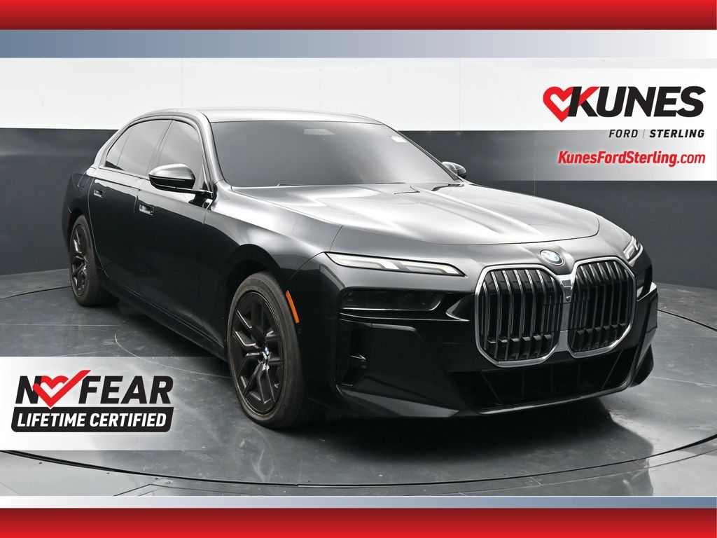 Black Sapphire Metallic 2023 BMW 7 Series Sedan All-Wheel Drive 8-Speed Automatic