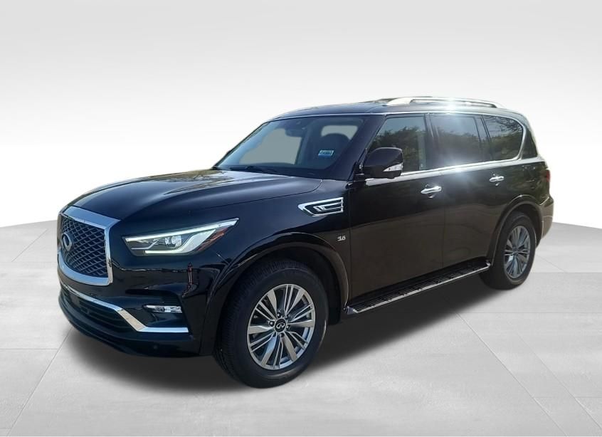 2019 Black Obsidian INFINITI QX80 LUXE 4X4 SUV