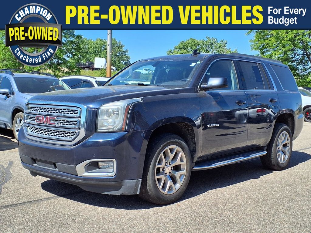 Dark Sapphire Blue 2018 GMC Yukon SUV / Crossover Four-Wheel Drive 6-Speed Automatic Overdrive