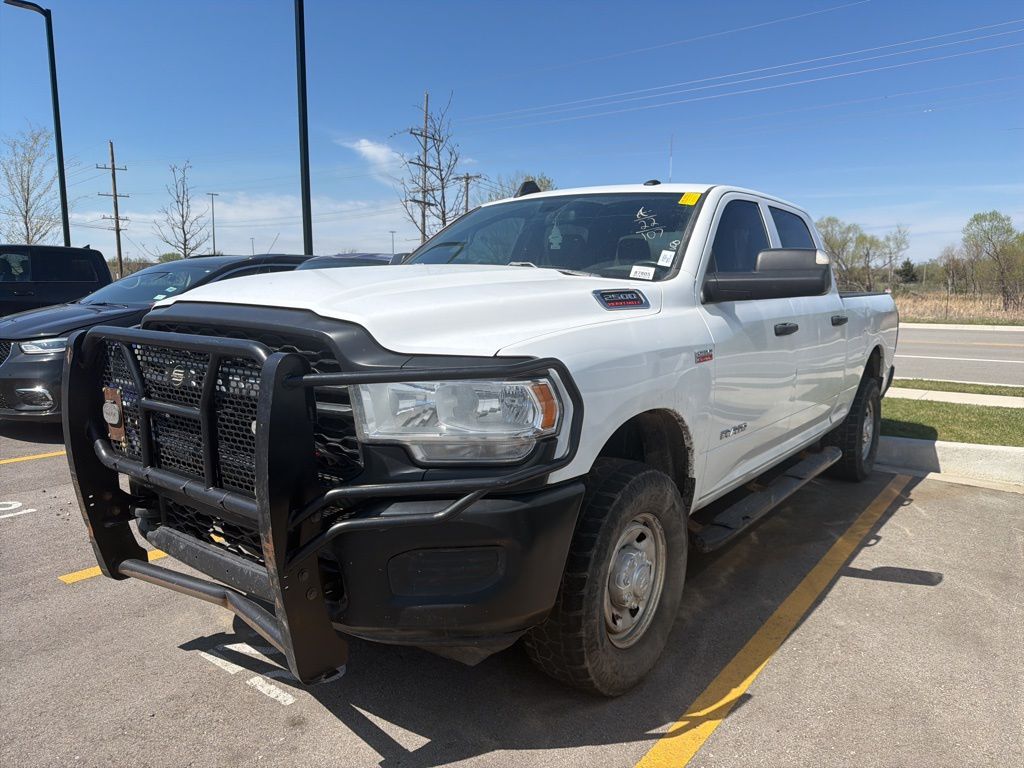 Bright White Clearcoat 2022 RAM 2500 Tradesman Crew Cab 4WD Pickup Truck Four-Wheel Drive 8-Speed Automatic