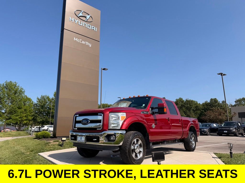 Ruby Red Metallic Tinted Clearcoat 2015 Ford F-250 Super Duty Pickup Truck Four-Wheel Drive 6-Speed Automatic Overdrive