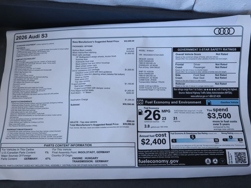Thumbnail: 2026 Audi S3 - 9