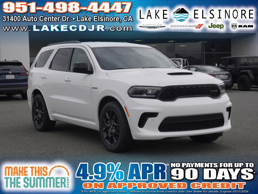 White Knuckle Clearcoat 2026 Dodge Durango GT HEMI AWD SUV / Crossover All-Wheel Drive 8-Speed Automatic