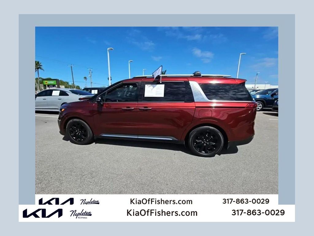 Flare Red 2023 Kia Carnival SX Prestige FWD Minivan Front-Wheel Drive 8-Speed Automatic