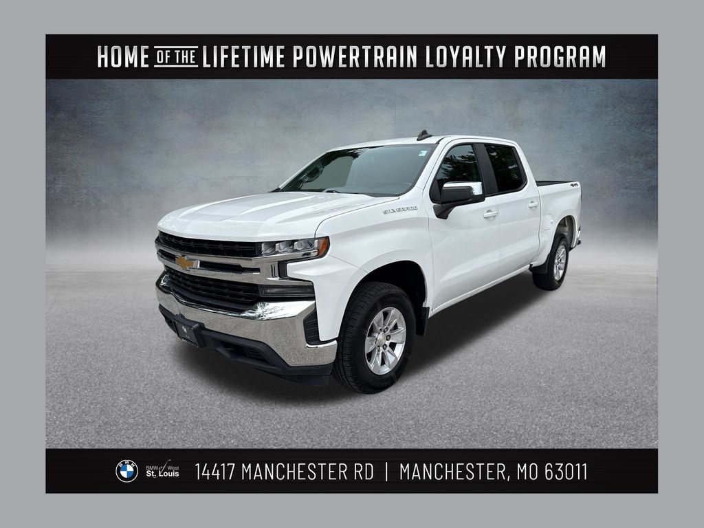 Summit White 2019 Chevrolet Silverado 1500 Pickup Truck Four-Wheel Drive 8-Speed Automatic
