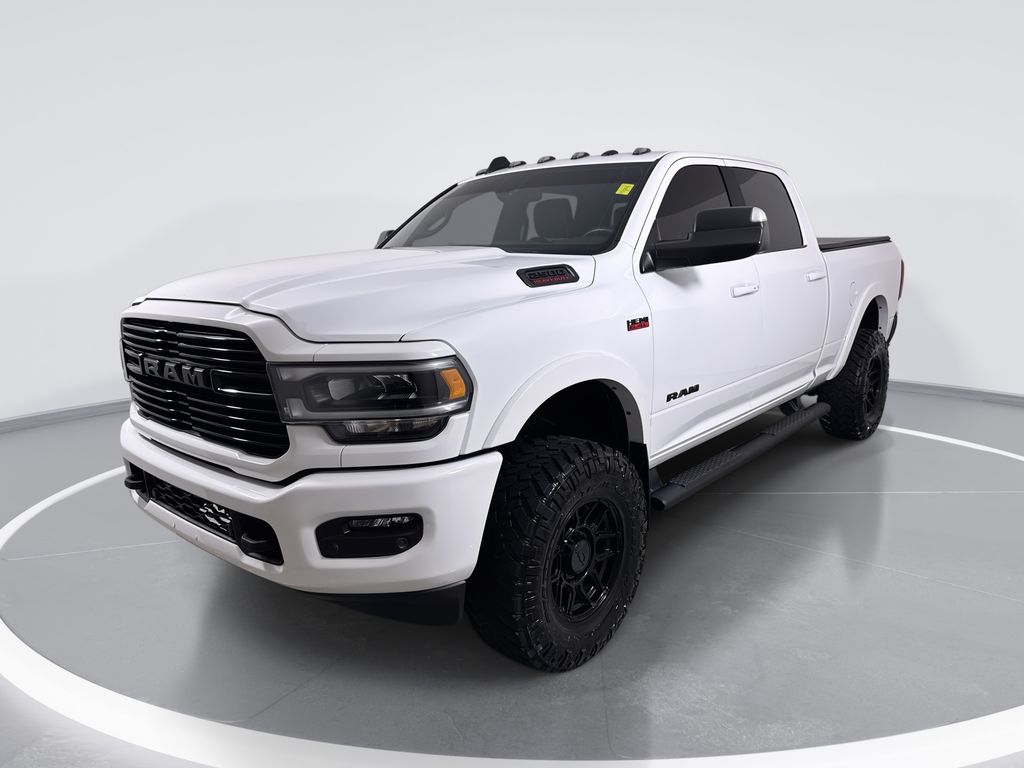 BRIGHT WHITE CL 2022 RAM 2500 Laramie Crew Cab 4WD Pickup Truck Four-Wheel Drive 8-Speed Automatic