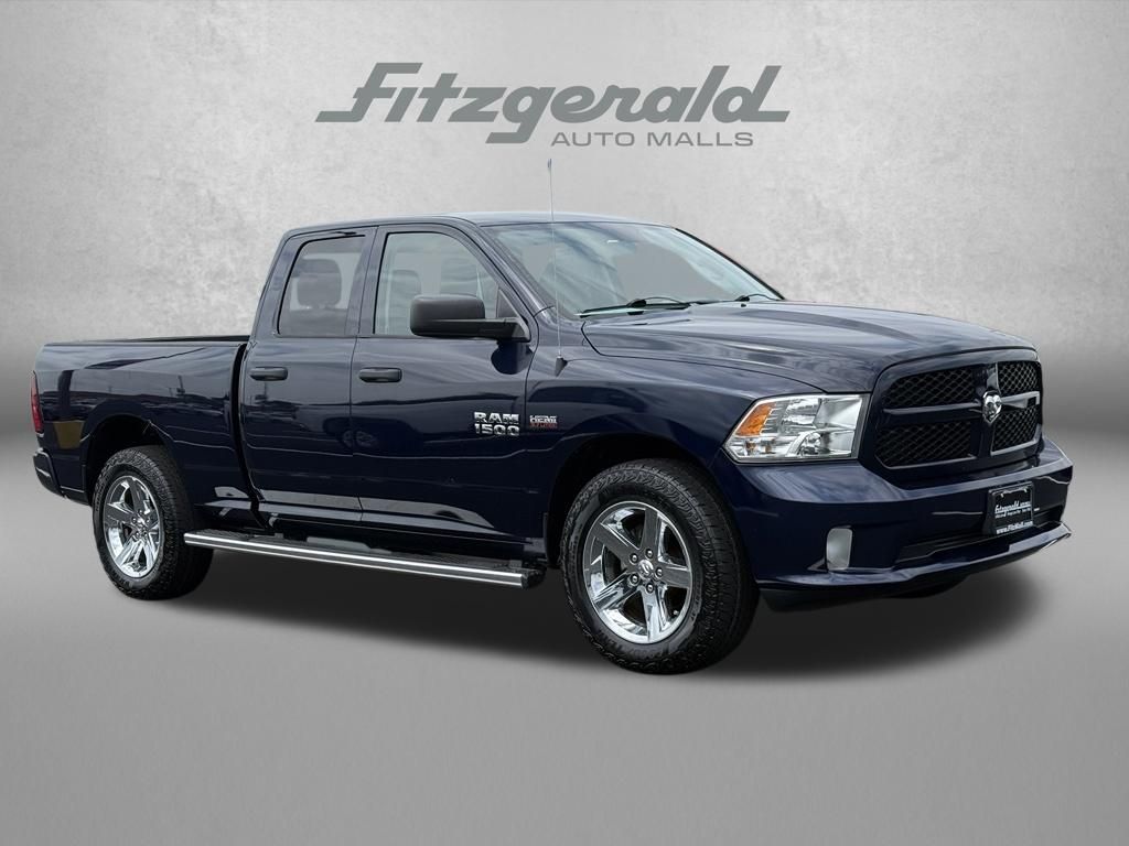 True Blue Pearlcoat 2014 RAM 1500 Pickup Truck Four-Wheel Drive 8-Speed Automatic