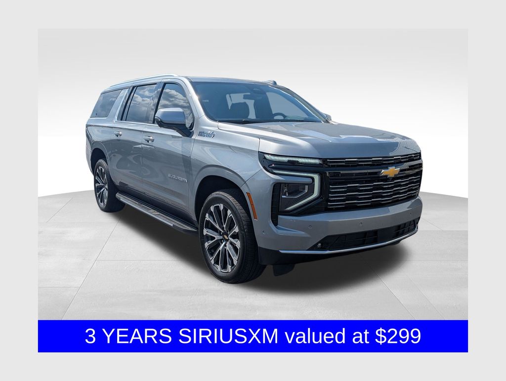 Sterling Gray Metallic 2025 Chevrolet Suburban SUV / Crossover Four-Wheel Drive