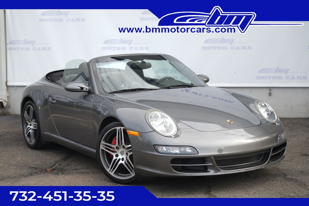 Gray 2008 Porsche 911 Carrera S Convertible Convertible Rear-Wheel Drive 6-Speed Manual Overdrive