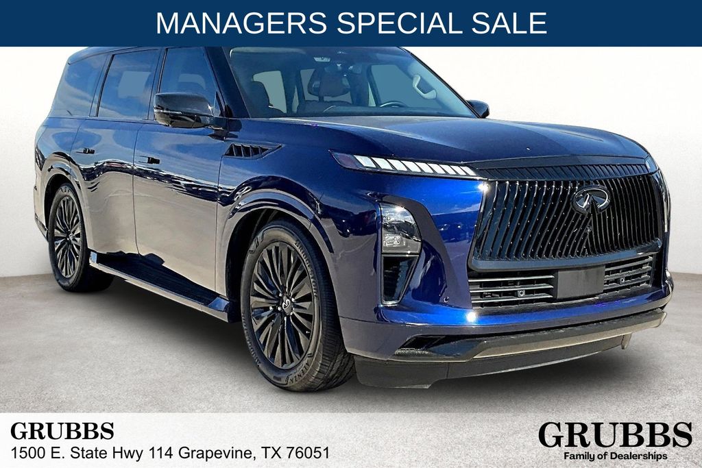 Grand Blue 2025 INFINITI QX80 SUV / Crossover All-Wheel Drive 9-Speed Automatic