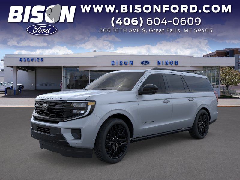 Glacier Gray Metallic Tri-Coat 2026 Ford Expedition MAX Platinum 4WD SUV / Crossover Four-Wheel Drive Automatic