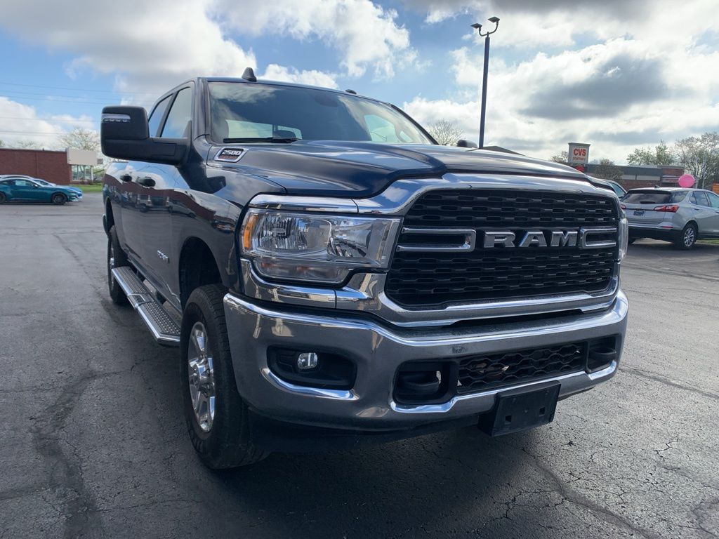 Patriot Blue Pearlcoat 2024 RAM 2500 Big Horn Crew Cab 4WD Pickup Truck Four-Wheel Drive 8-Speed Automatic