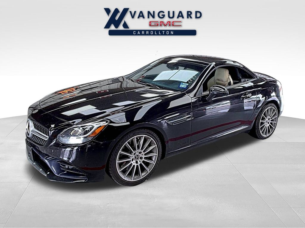 Black 2020 Mercedes-Benz SLC Convertible Rear-Wheel Drive 9-Speed Automatic