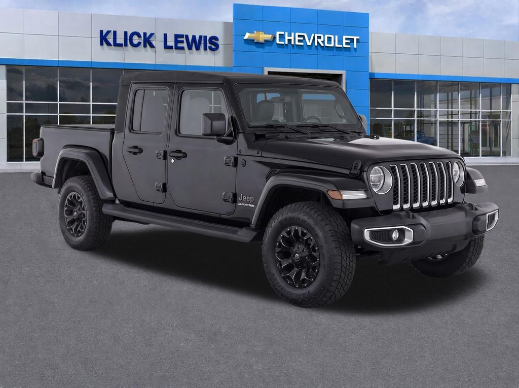 2020 Jeep Gladiator Overland Black at Klick Lewis Buick Chevrolet