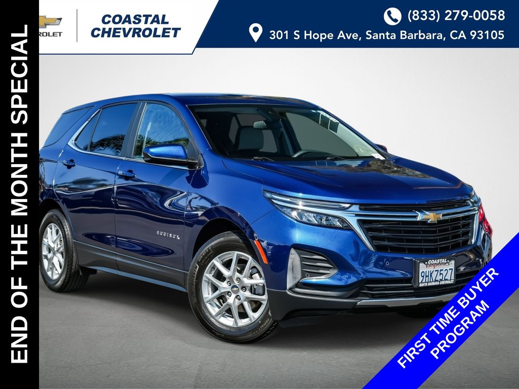 Blue 2023 Chevrolet Equinox SUV / Crossover Front-Wheel Drive 6-Speed Automatic Overdrive