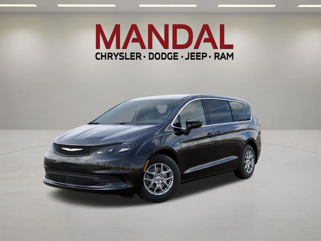 Diamond Black Crystal Pearlcoat 2026 Chrysler Voyager Minivan Front-Wheel Drive 9-Speed Automatic