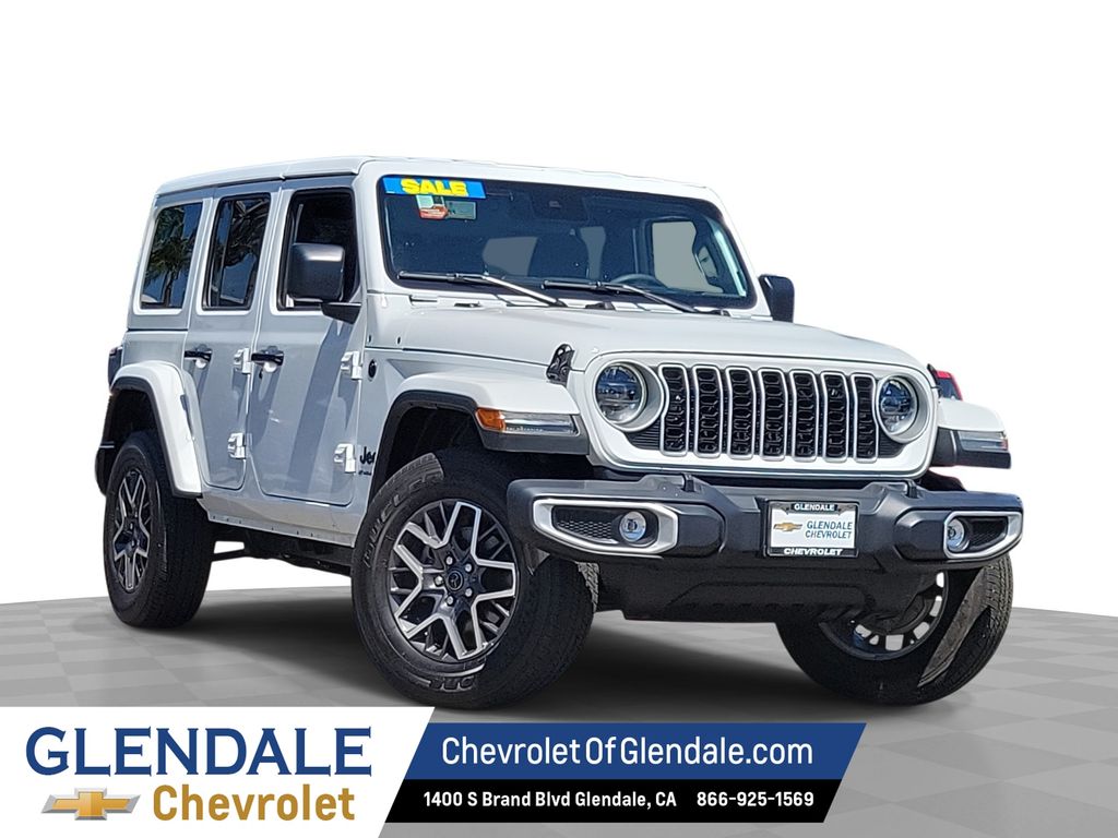 Bright White Clearcoat 2025 Jeep Wrangler SUV / Crossover Four-Wheel Drive 8-Speed Automatic