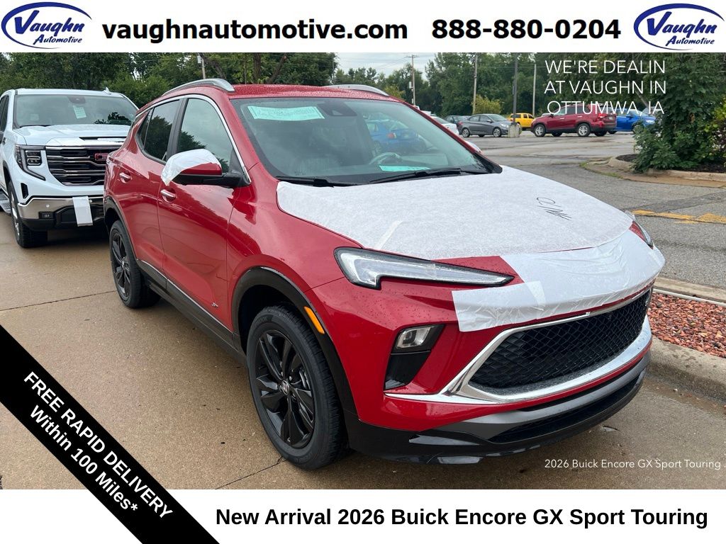 Brilliant Red 2026 Buick Encore GX SUV / Crossover All-Wheel Drive 9-Speed Automatic
