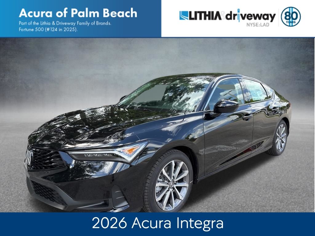 Majestic Black Pearl 2026 Acura Integra FWD Sedan Front-Wheel Drive Continuously Variable Transmission