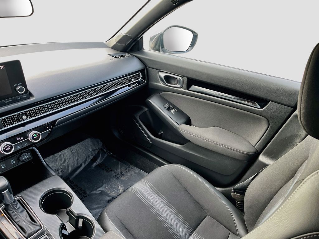 2025 Honda Civic Hybrid Sport White at Classic Elite Chevrolet Sugar Land
