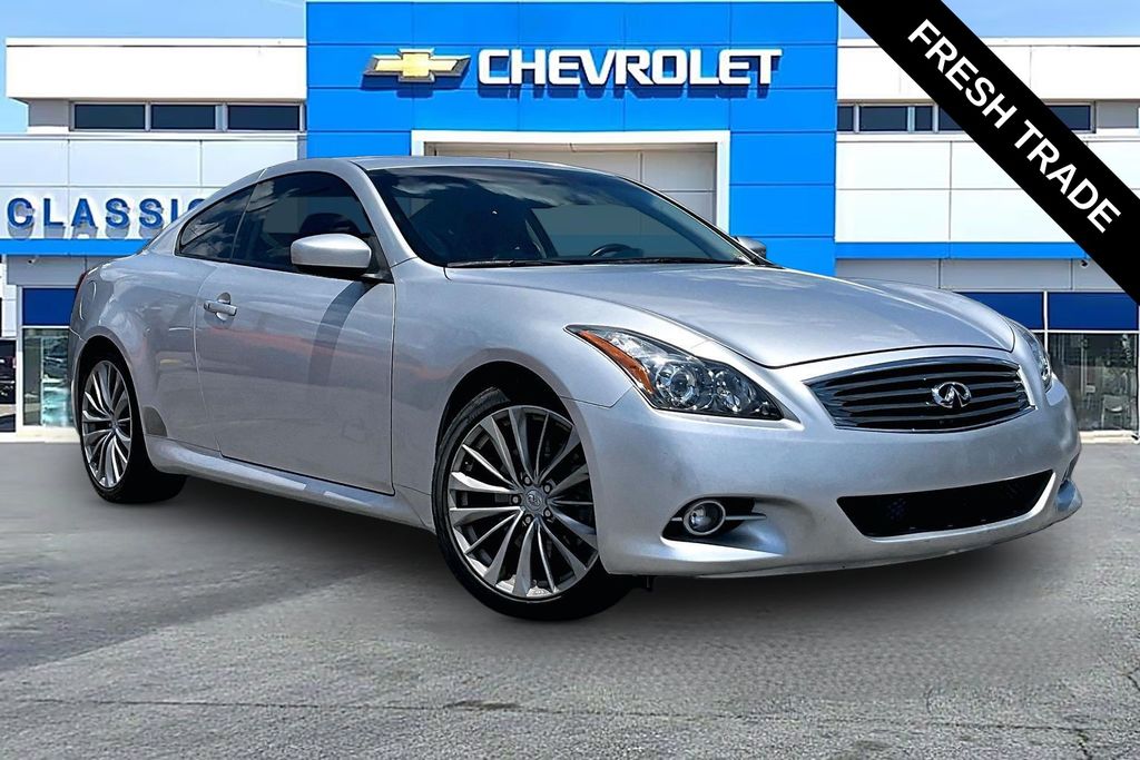 Gray (Liquid Platinum) 2012 INFINITI G37 Coupe Rear-Wheel Drive 7-Speed Automatic