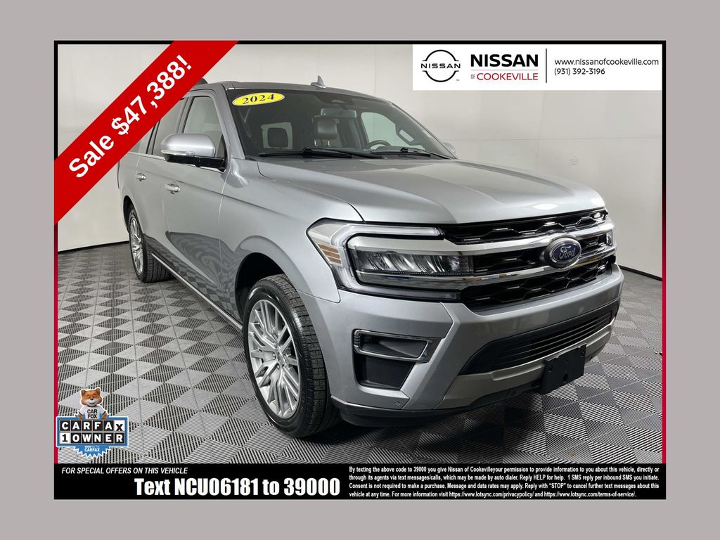 Silver Metallic 2024 Ford Expedition MAX Limited 4WD SUV / Crossover Four-Wheel Drive Automatic