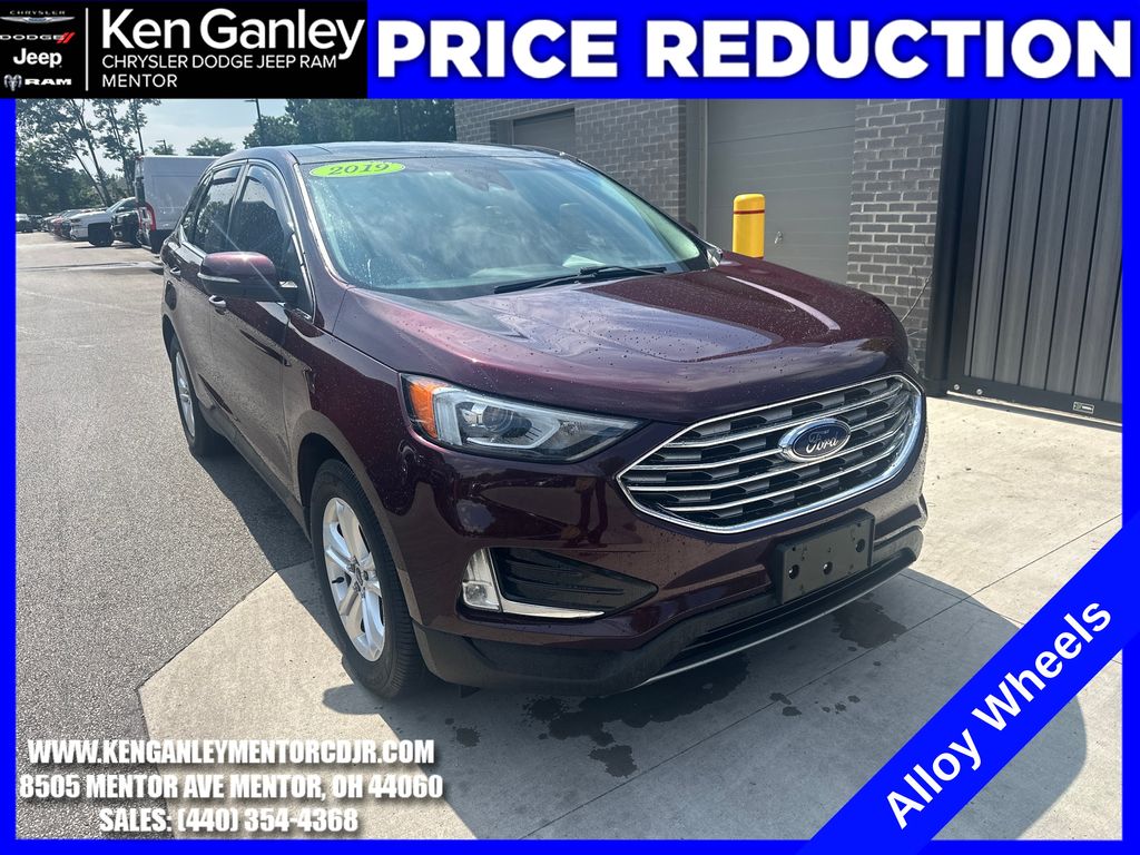 Red (Burgundy) 2019 Ford Edge SUV / Crossover All-Wheel Drive 8-Speed Automatic