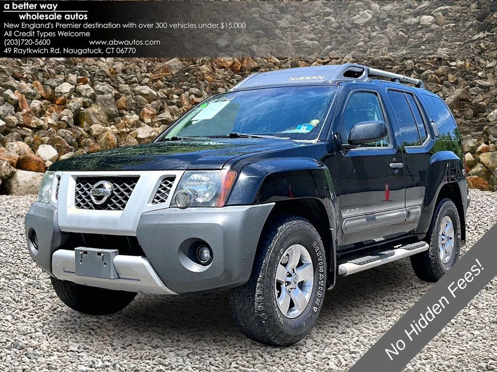 Super Black Metallic 2012 Nissan Xterra SUV / Crossover 5-Speed Automatic