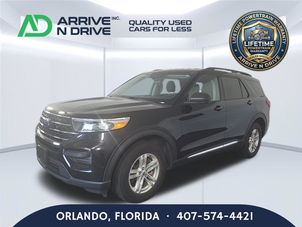 Agate Black Metallic 2023 Ford Explorer SUV / Crossover All-Wheel Drive Automatic