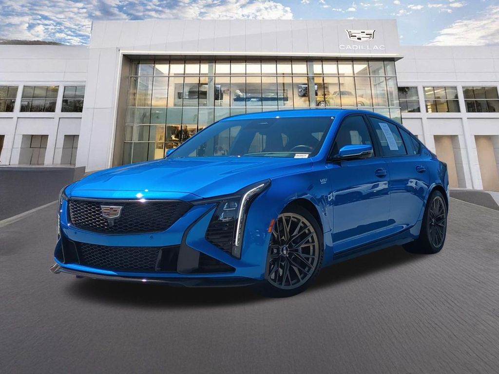 Coastal Blue Metallic 2025 Cadillac CT5-V Blackwing Sedan Rear-Wheel Drive 6-Speed Manual