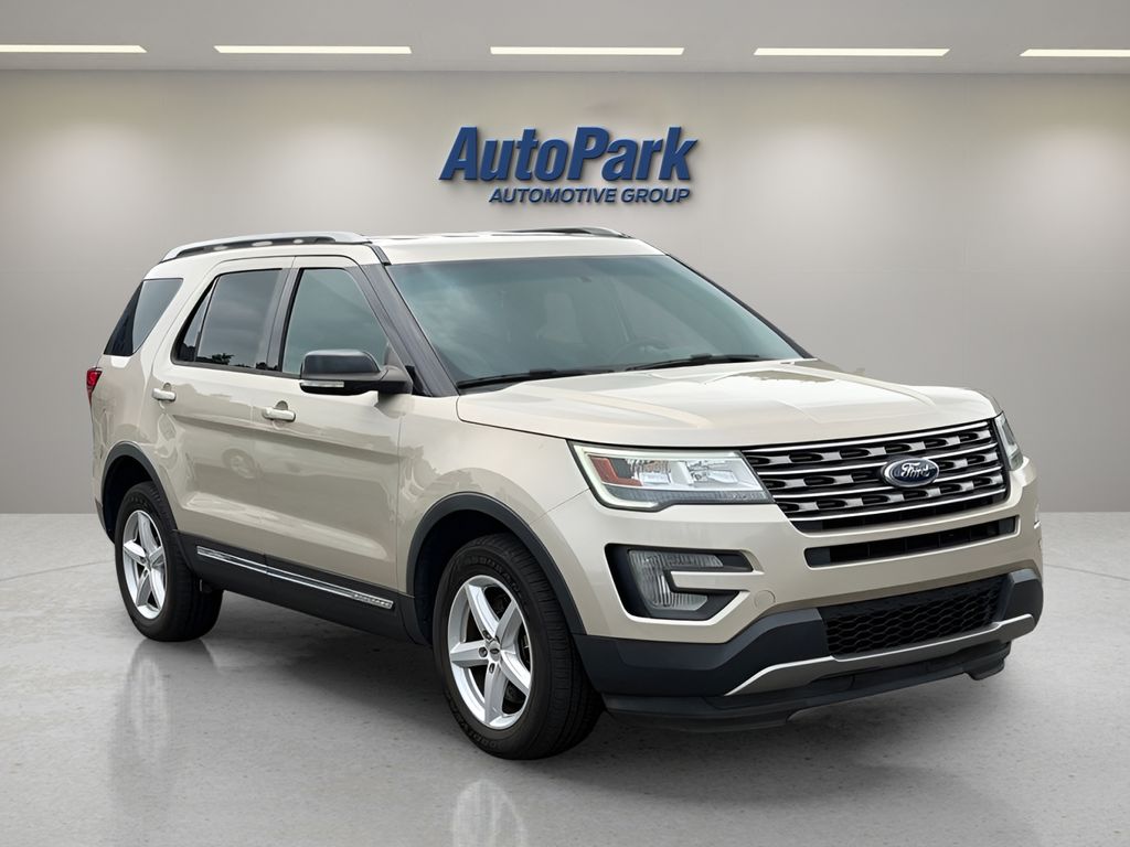 White Gold Metallic 2017 Ford Explorer SUV / Crossover All-Wheel Drive 6-Speed Automatic