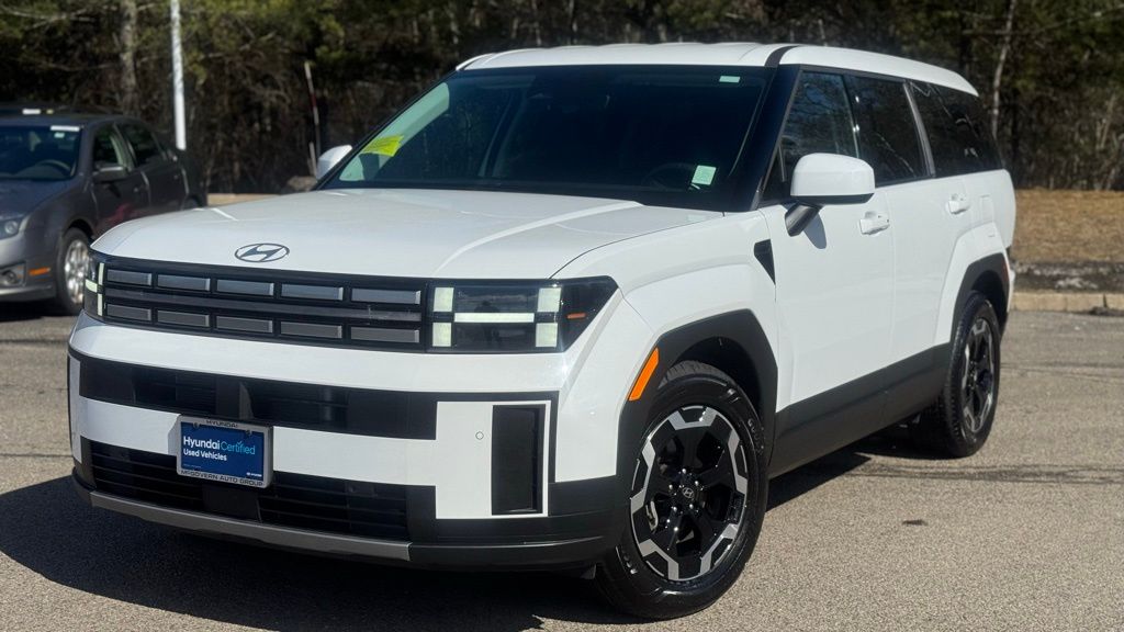 Serenity White 2025 Hyundai Santa Fe SE AWD SUV / Crossover All-Wheel Drive Automatic