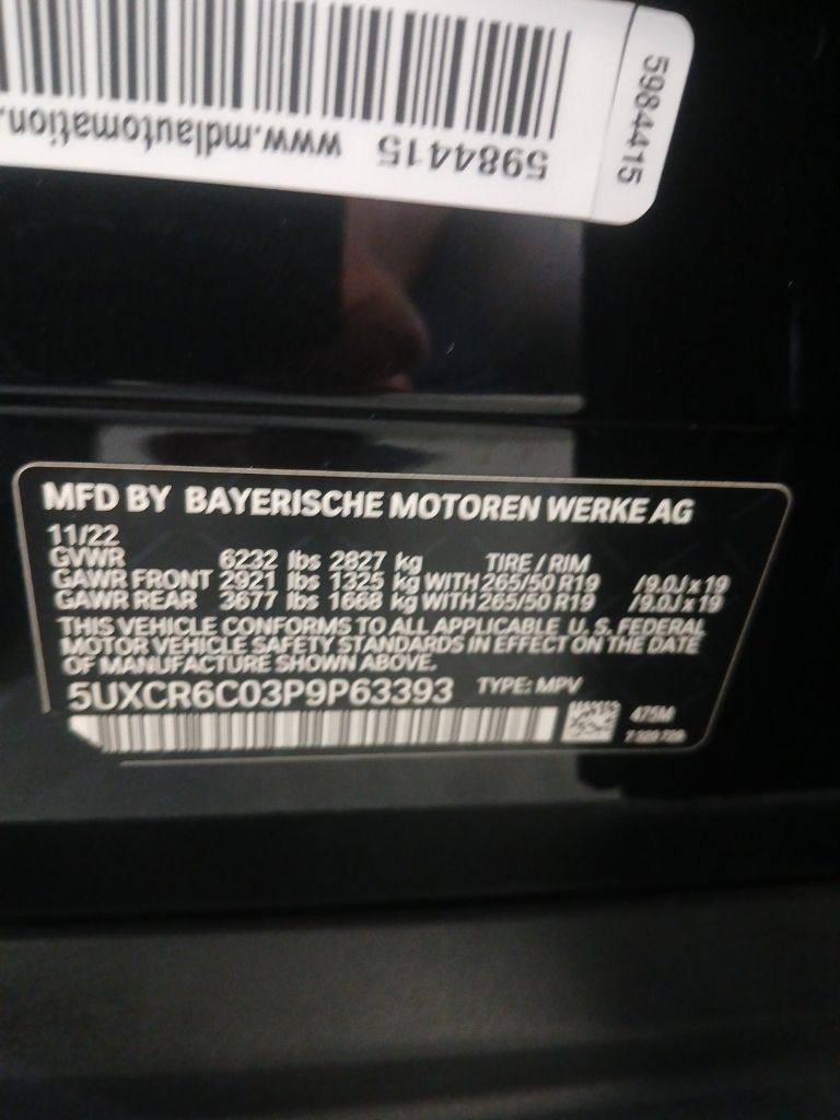 used 2023 BMW X5 car, priced at $45,350