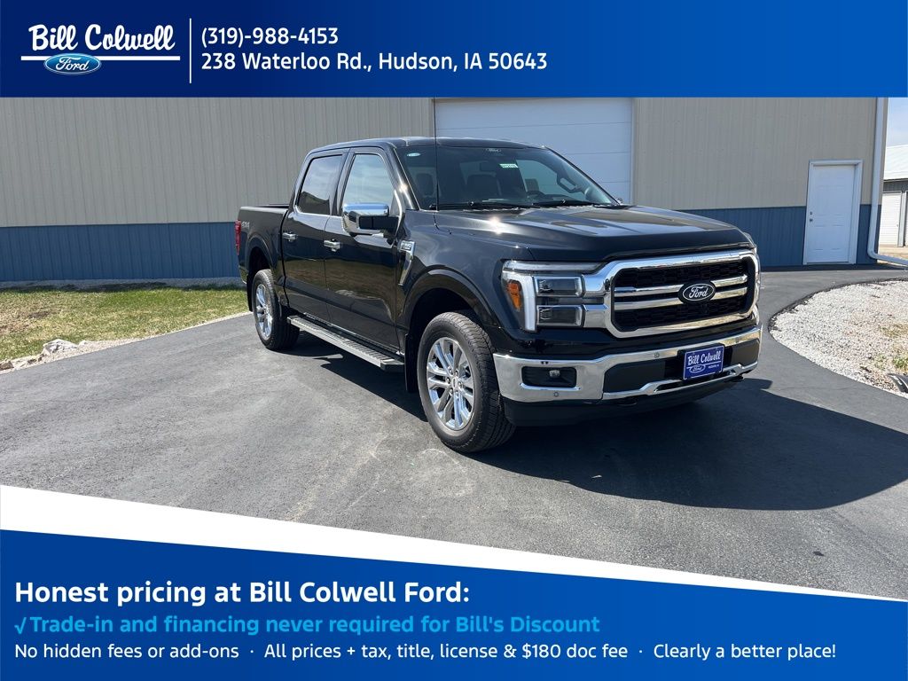 Agate Black Metallic 2026 Ford F-150 Pickup Truck Four-Wheel Drive Automatic