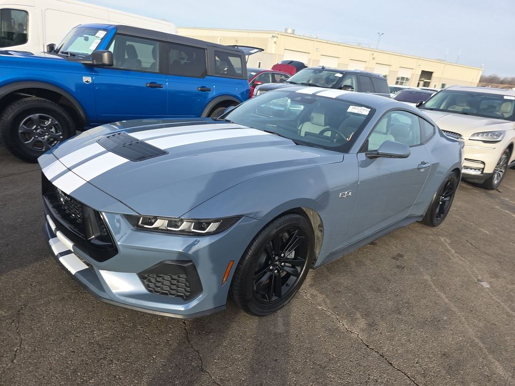 Vapor Blue 2024 Ford Mustang GT Fastback RWD Coupe Rear-Wheel Drive Automatic