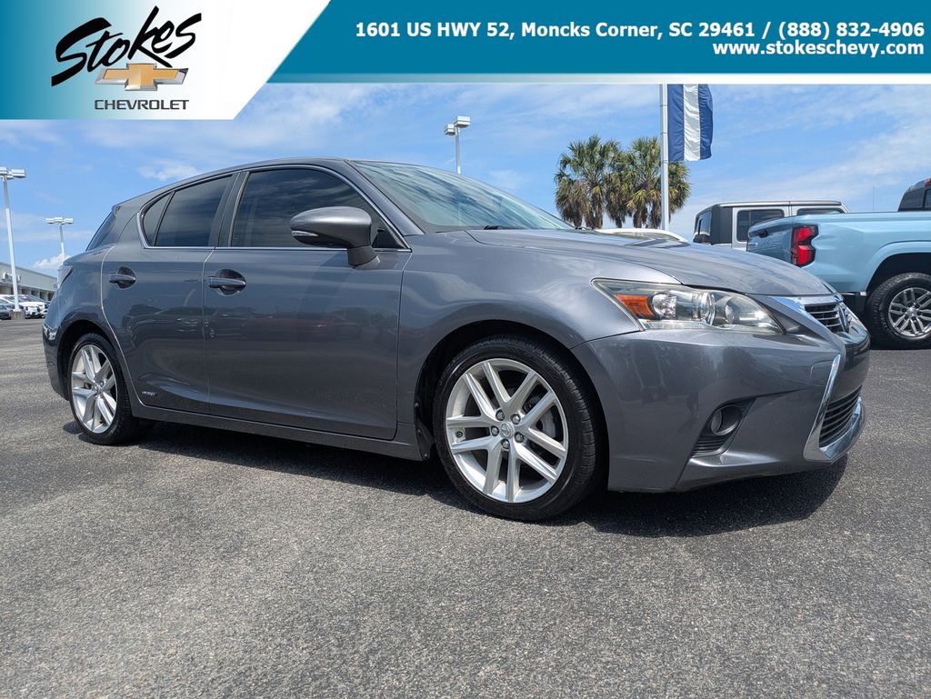 Gray Pearl 2016 Lexus CT Hybrid 200h FWD Wagon Front-Wheel Drive Continuously Variable Transmission