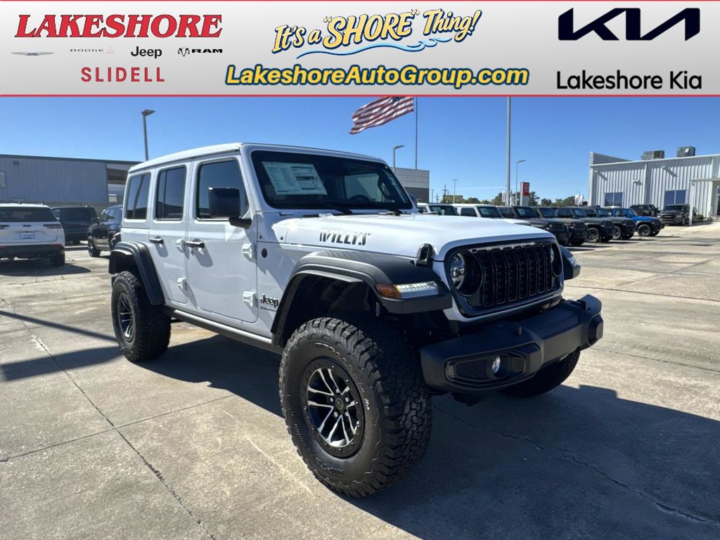 Bright White Clearcoat 2026 Jeep Wrangler SUV / Crossover Four-Wheel Drive 8-Speed Automatic