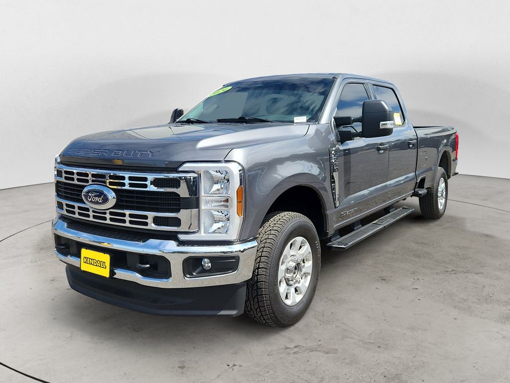 Gray Metallic 2024 Ford F-250 Super Duty Pickup Truck Four-Wheel Drive Automatic