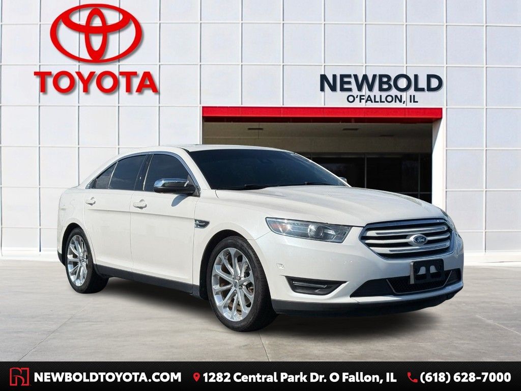 White Platinum Clearcoat Metallic 2015 Ford Taurus Sedan Front-Wheel Drive 6-Speed Automatic
