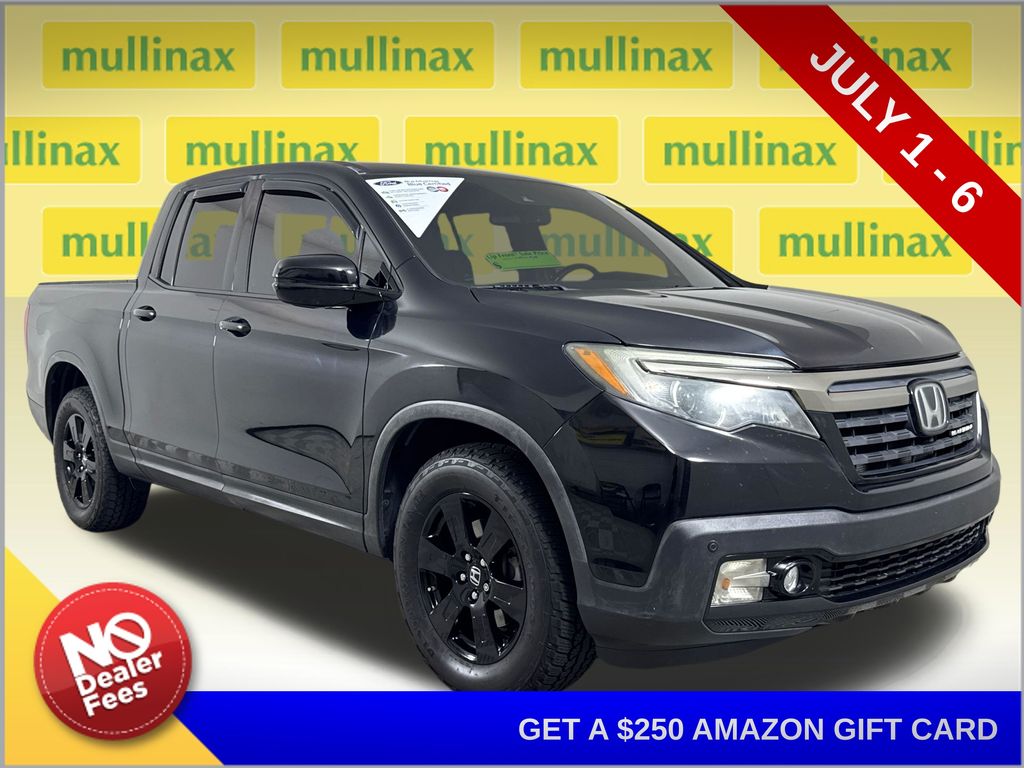Crystal Black Pearl 2018 Honda Ridgeline Pickup Truck All-Wheel Drive 6-Speed Automatic