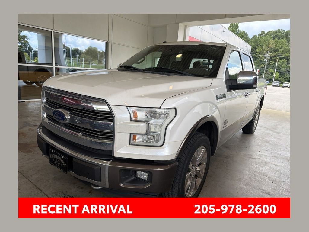 White Platinum Clearcoat Metallic 2017 Ford F-150 Pickup Truck Four-Wheel Drive Automatic