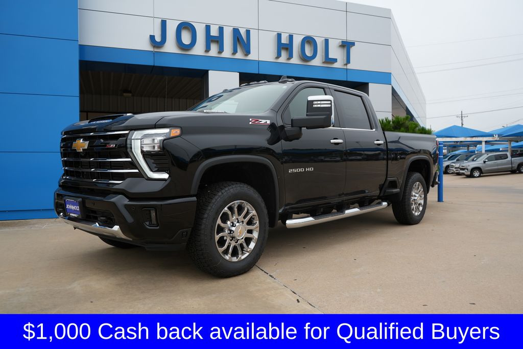 Black 2026 Chevrolet Silverado 2500HD Pickup Truck Four-Wheel Drive Automatic